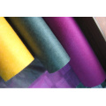 Fusible none woven interfacing fabric materials buckram micro dot woven interlining for cap